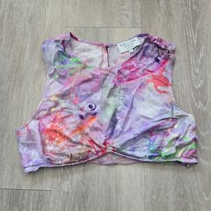 Collina Strada Crop Top *Broken Zipper*